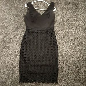 Black cocktail dress